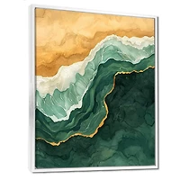 Emerald Coastline – Aerial Seaside Landscape II