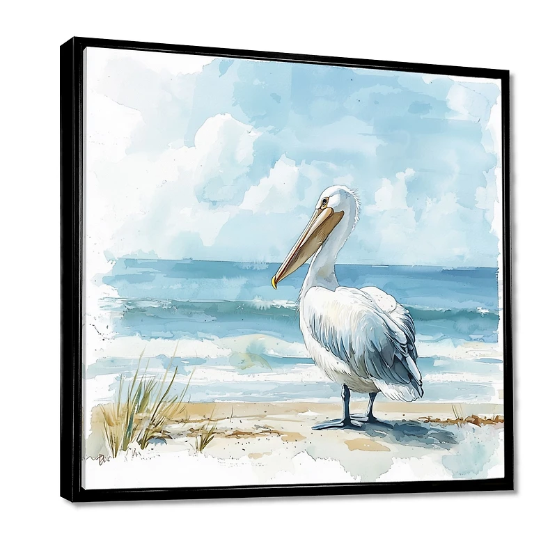 Pélican gardien art mural côtier « Pelican Guardian »