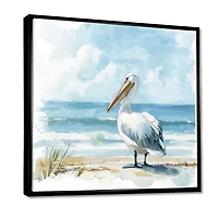 Pélican gardien art mural côtier « Pelican Guardian »