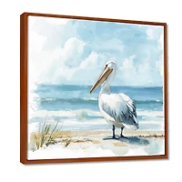 Pelican Guardian – Coastal Shoreline Serenity