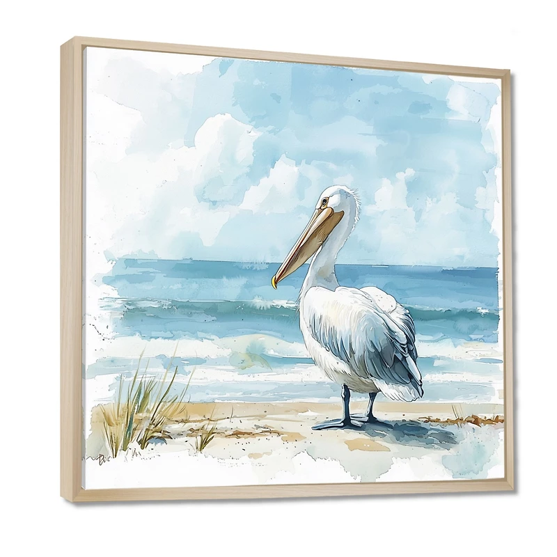 Pelican Guardian – Coastal Shoreline Serenity