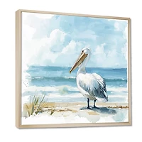 Pelican Guardian – Coastal Shoreline Serenity