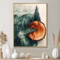 Emerald River – Flowing Through Birchwood Forest