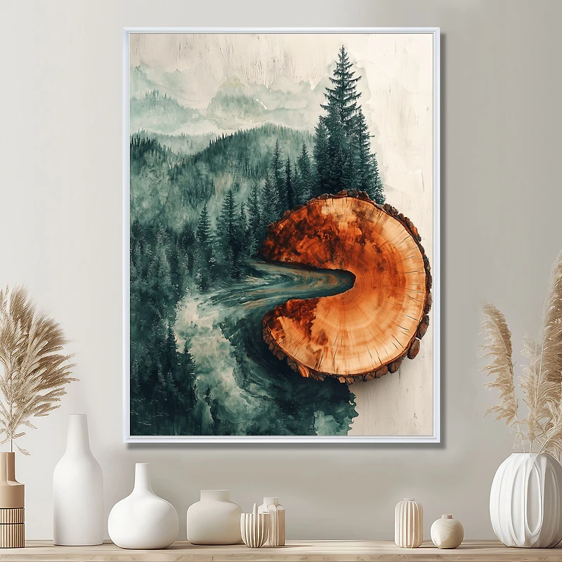 Emerald River – Flowing Through Birchwood Forest