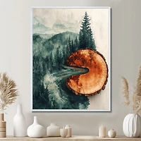 Emerald River – Flowing Through Birchwood Forest