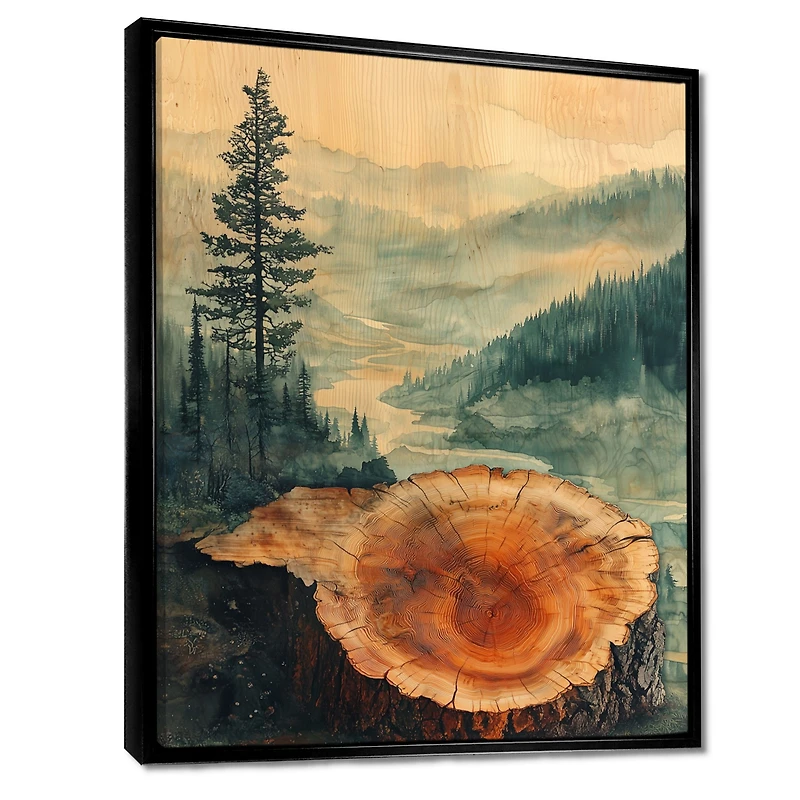 Birchwood River Flow – Emerald Green Serenity