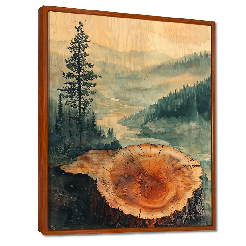 Birchwood River Flow – Emerald Green Serenity