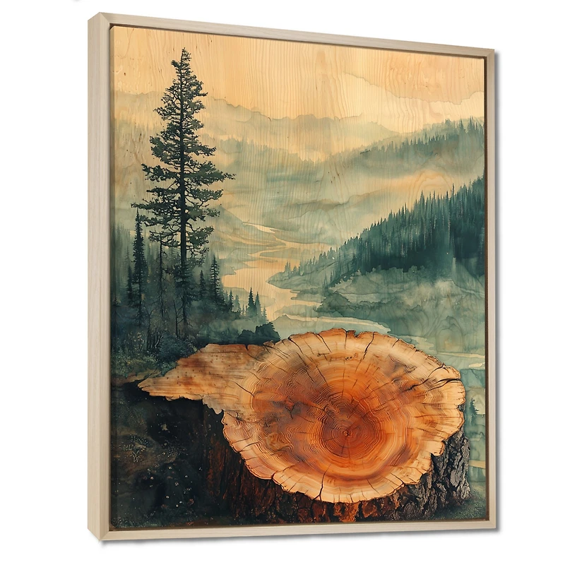 Birchwood River Flow – Emerald Green Serenity