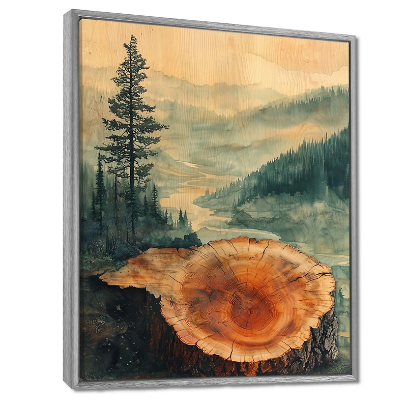 Birchwood River Flow – Emerald Green Serenity