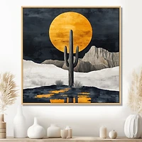 Abstract Cactus Shapes – Pure Desert Form Artwork