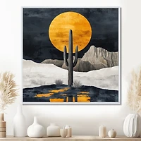 Abstract Cactus Shapes – Pure Desert Form Artwork