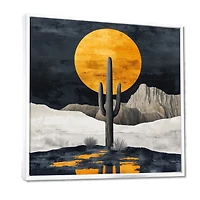 Abstract Cactus Shapes – Pure Desert Form Artwork