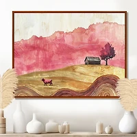 Rose Barn – Countryside Field With Grazing Cows