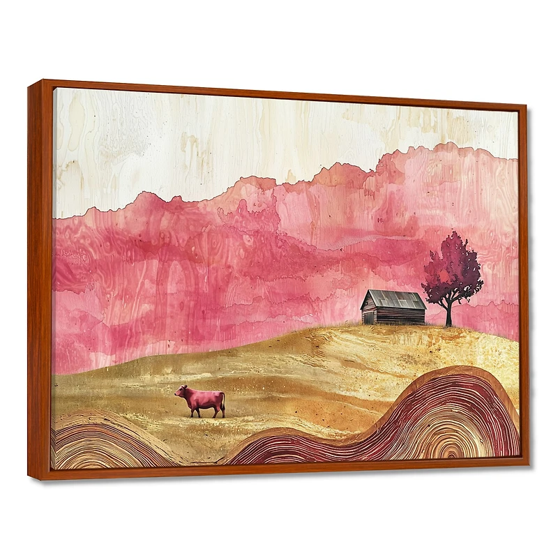 Rose Barn – Countryside Field With Grazing Cows