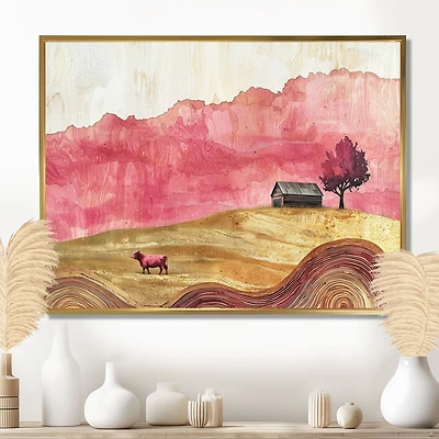 Rose Barn – Countryside Field With Grazing Cows