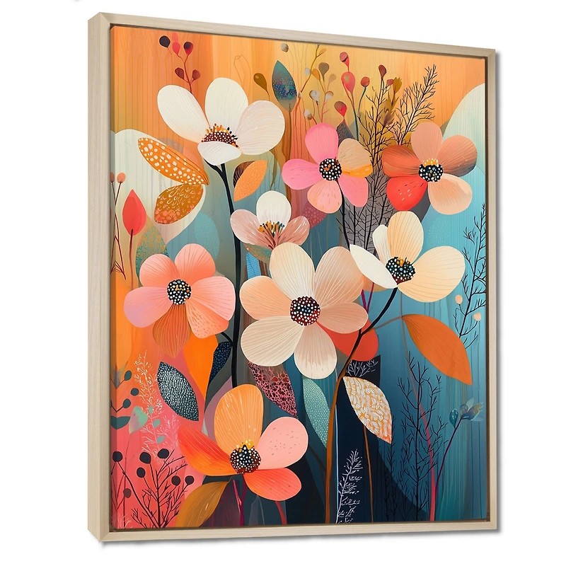 Dogwood Harmony – Colorful Botanical Abstract