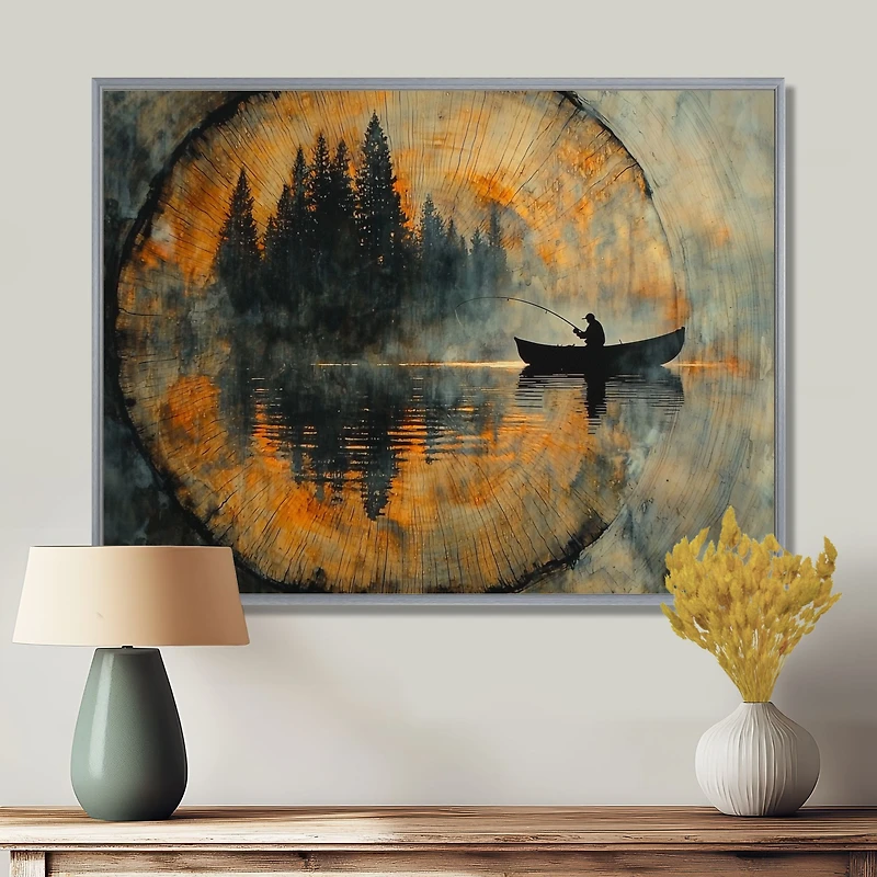 River Fishing – Peaceful Nature Landscape