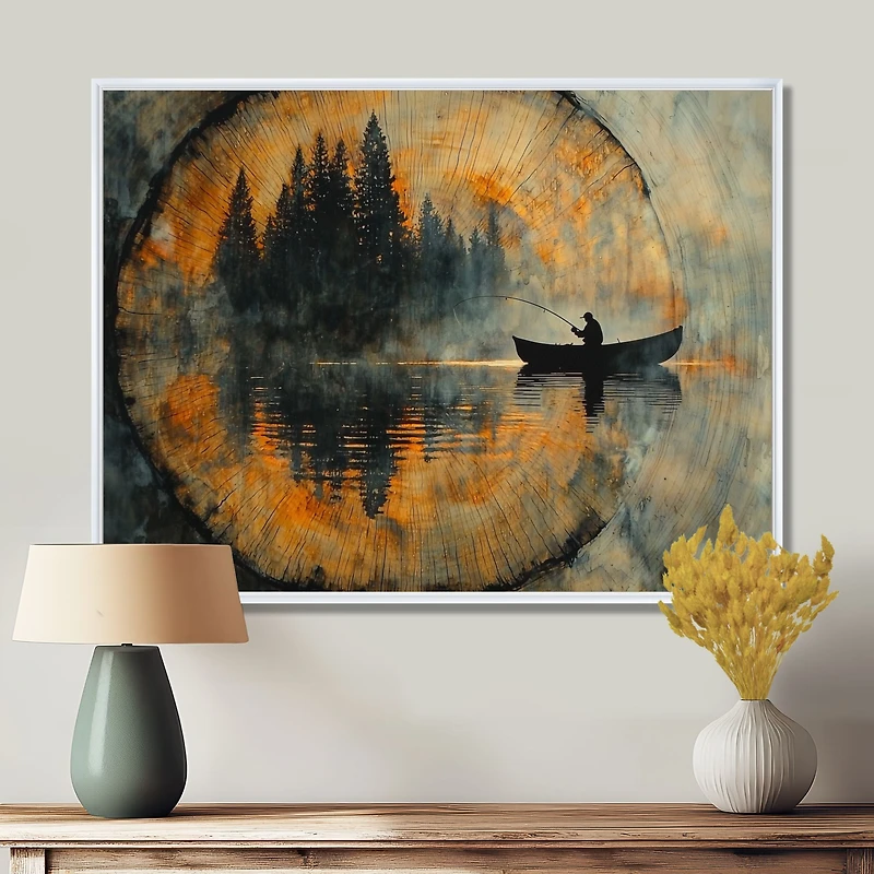 River Fishing – Peaceful Nature Landscape