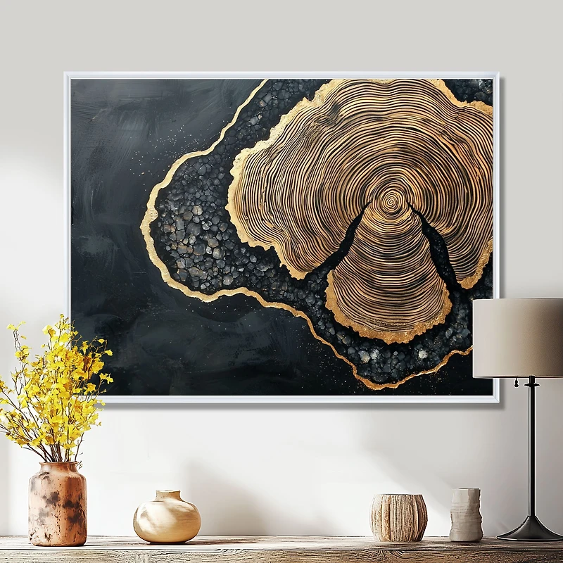 Wooden Slide Abstract – Onyx Crystal Flow