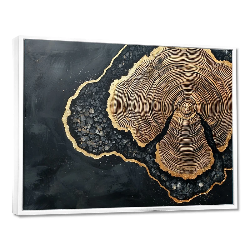 Wooden Slide Abstract – Onyx Crystal Flow