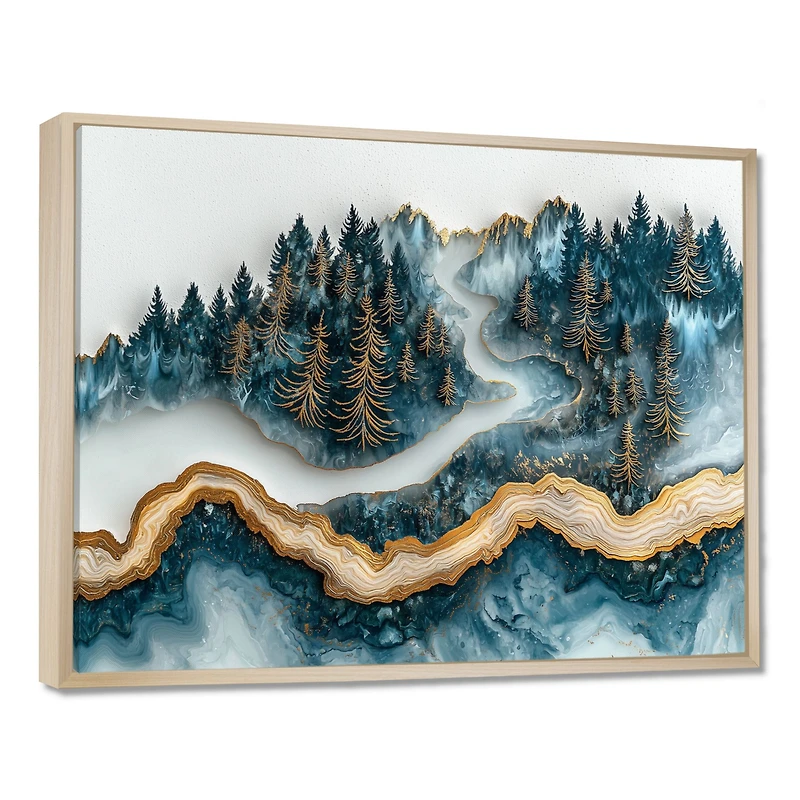 Crystal River – Winter Forest Landscape Serenity