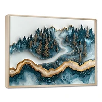 Crystal River – Winter Forest Landscape Serenity
