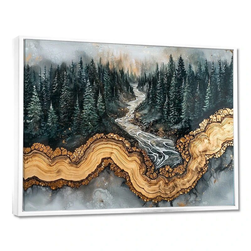 Winter Veins – Crystal Forest Landscape