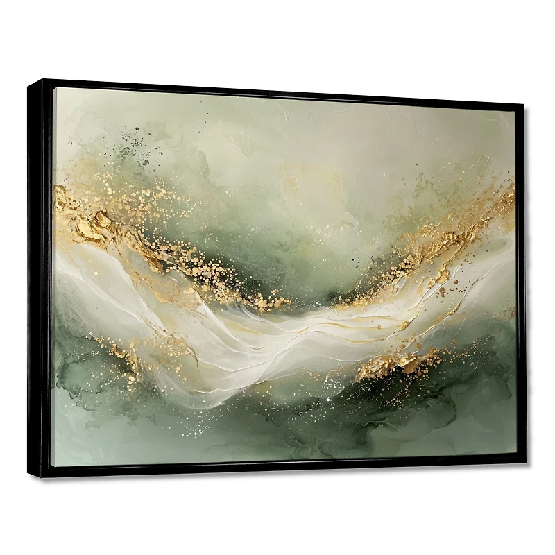 Gemstone Pathways – Emerald Abstract Harmony