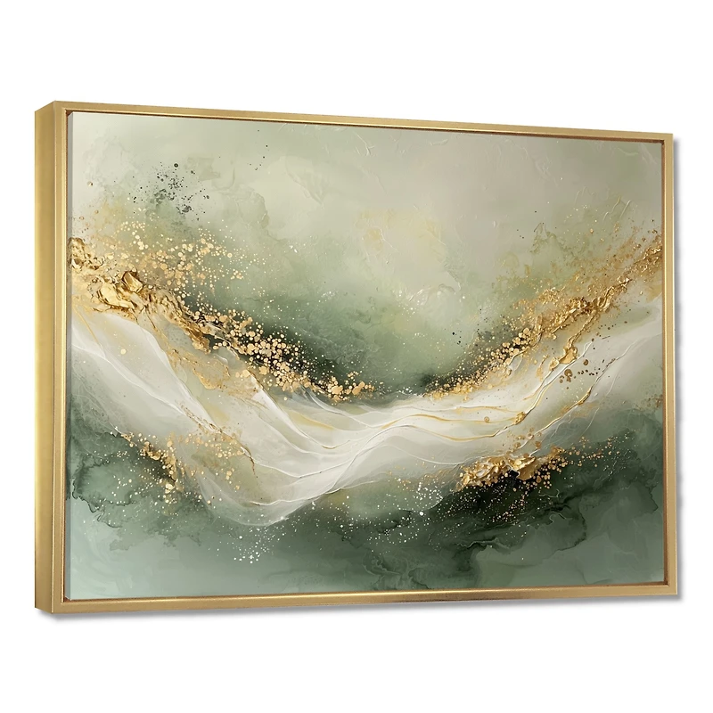 Gemstone Pathways – Emerald Abstract Harmony