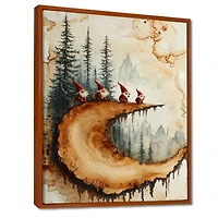 Forest Gnome Family – Whimsical Woodland Portrait