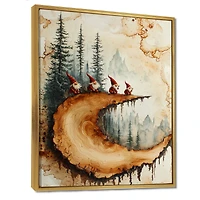 Forest Gnome Family – Whimsical Woodland Portrait