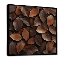 Sable Leaves – Earthy Brown Nature Abstraction