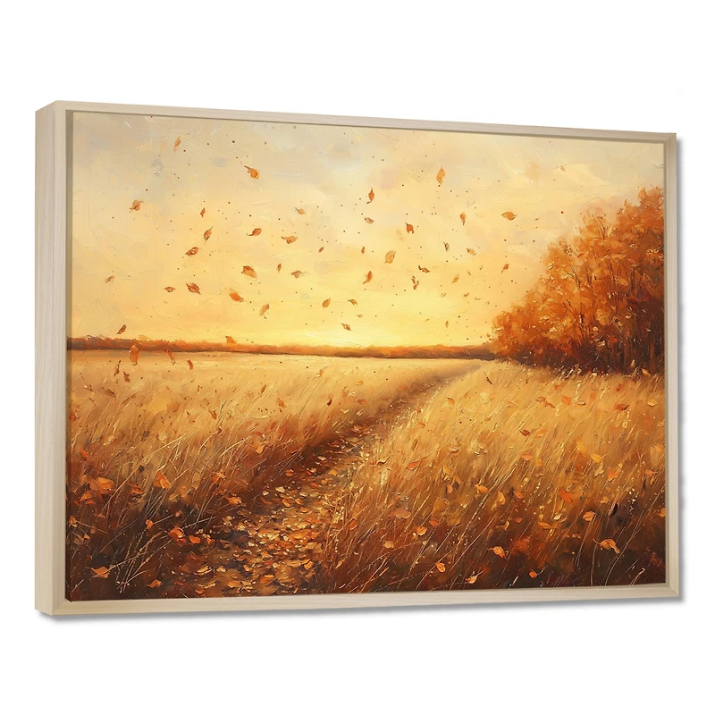 Country Field – Dancing Windy Leaves