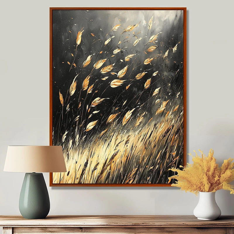 Prairie Breeze – Golden Windy Leaves