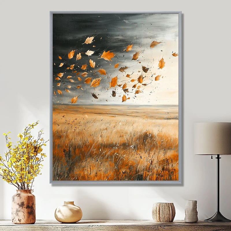 Wind-Swept Prairie – Autumn Leaf Dance