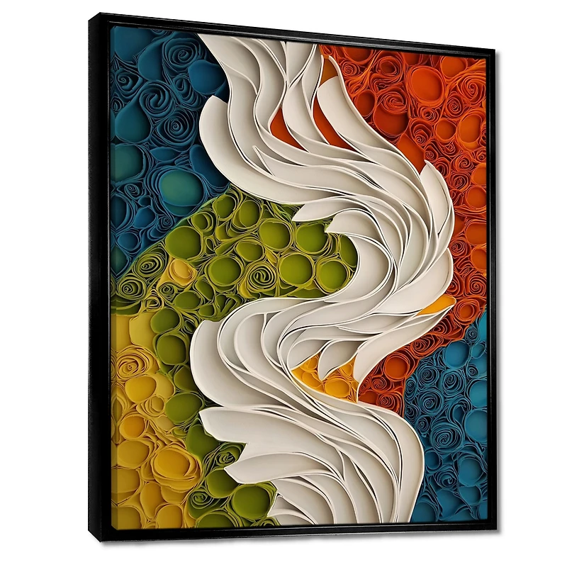 Art mural rythme terrestre biomorphisme organique