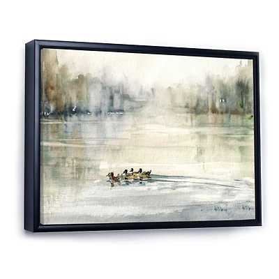 Ducks Pond  Canvas