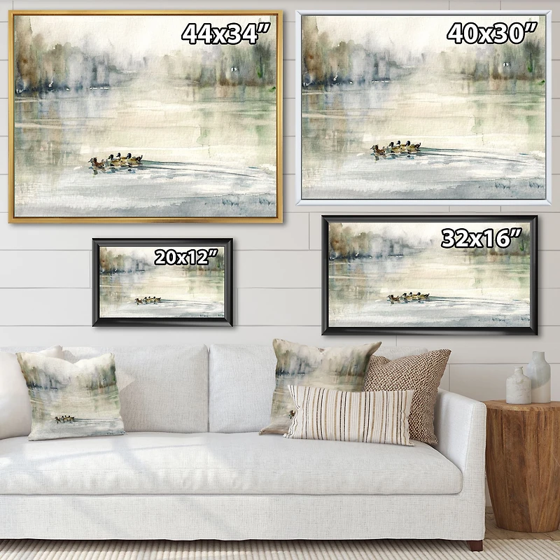 Toile « Ducks Pond »