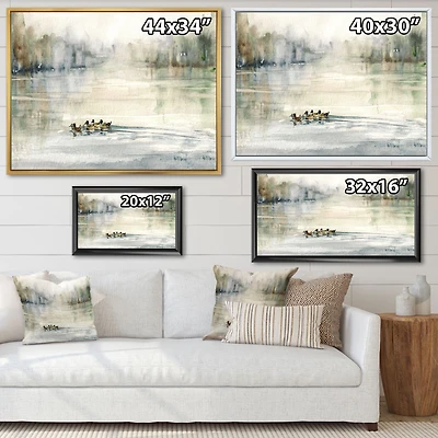 Ducks Pond  Canvas