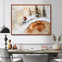 Winter Gliders – Skiing Across Snowy Peaks