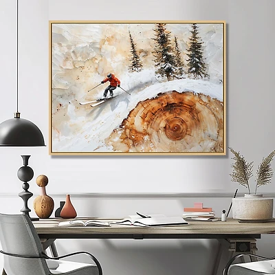Winter Gliders – Skiing Across Snowy Peaks