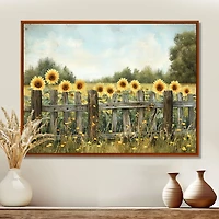 Art mural « Barnside Sunflowers »