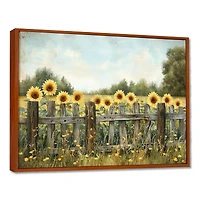 Art mural « Barnside Sunflowers »