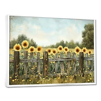 Art mural « Barnside Sunflowers »