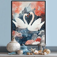 Two Swans – Love and Grace in Reflection