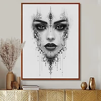 Meditative Spirit – Monochrome Female Portrait