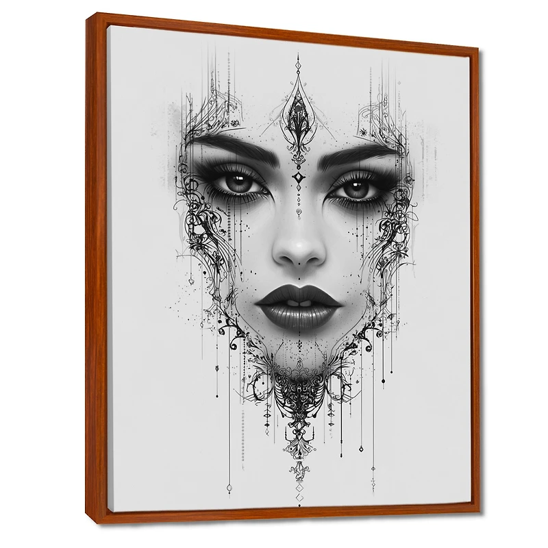 Meditative Spirit – Monochrome Female Portrait