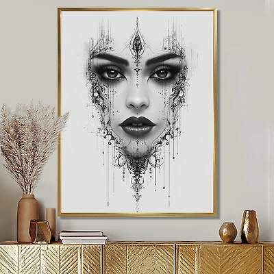 Meditative Spirit – Monochrome Female Portrait