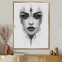 Meditative Spirit – Monochrome Female Portrait