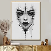 Meditative Spirit – Monochrome Female Portrait